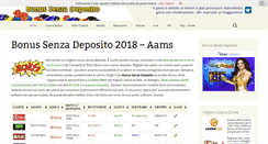 Desktop Screenshot of bonus-senza-deposito.biz