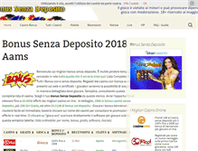 Tablet Screenshot of bonus-senza-deposito.biz